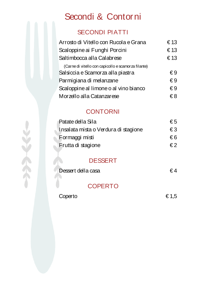 Menu Ristorante Trattoria Ceravolo-2