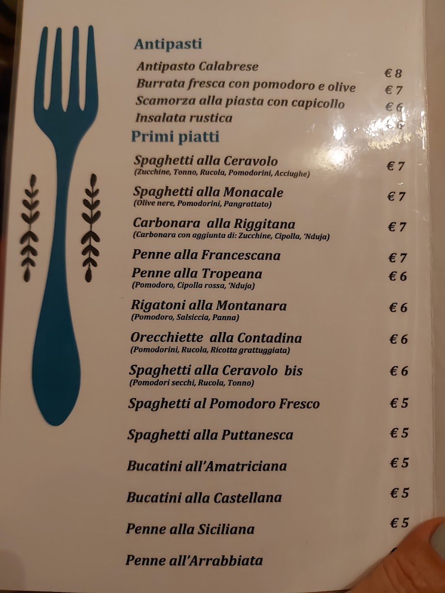 Menu Ristorante Trattoria Ceravolo-9